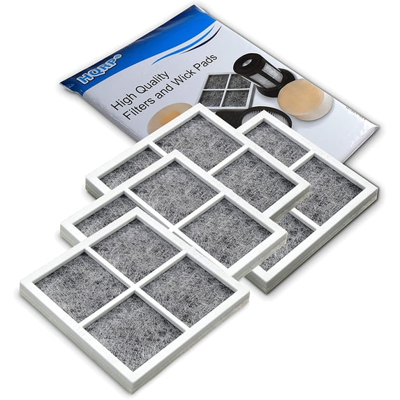 HQRP 4-Pack Air Filter for LG LMXS27676D LMXS27766S LNXC23726S LNXC23766D LNXS30866D LPCS34886C Refrigerator