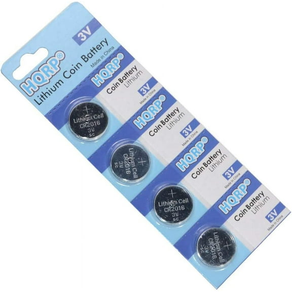 HQRP 4-Pack Coin Lithium Battery for Fitbit Zip Wireless Activity Tracker FB301M