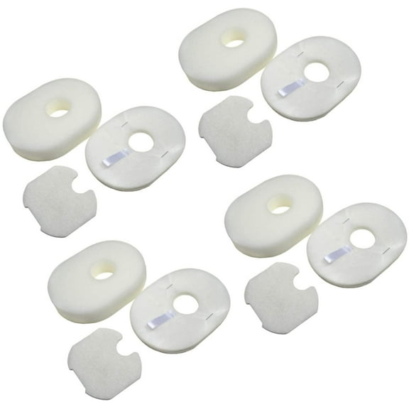HQRP 4-Pack Foam & Felt Filter Kit for Shark Rocket HV300, HV301, HV302, HV305, HV310, HV302Q, HV300W Vac