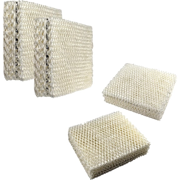 HQRP 4-Pack Humidifier Wick Filter Compatible with Duracraft AC-809 / D09-C/AC-815 / D15C, Honeywell HC-809, Lasko THF15 1115, Kaz WF-815 WF815