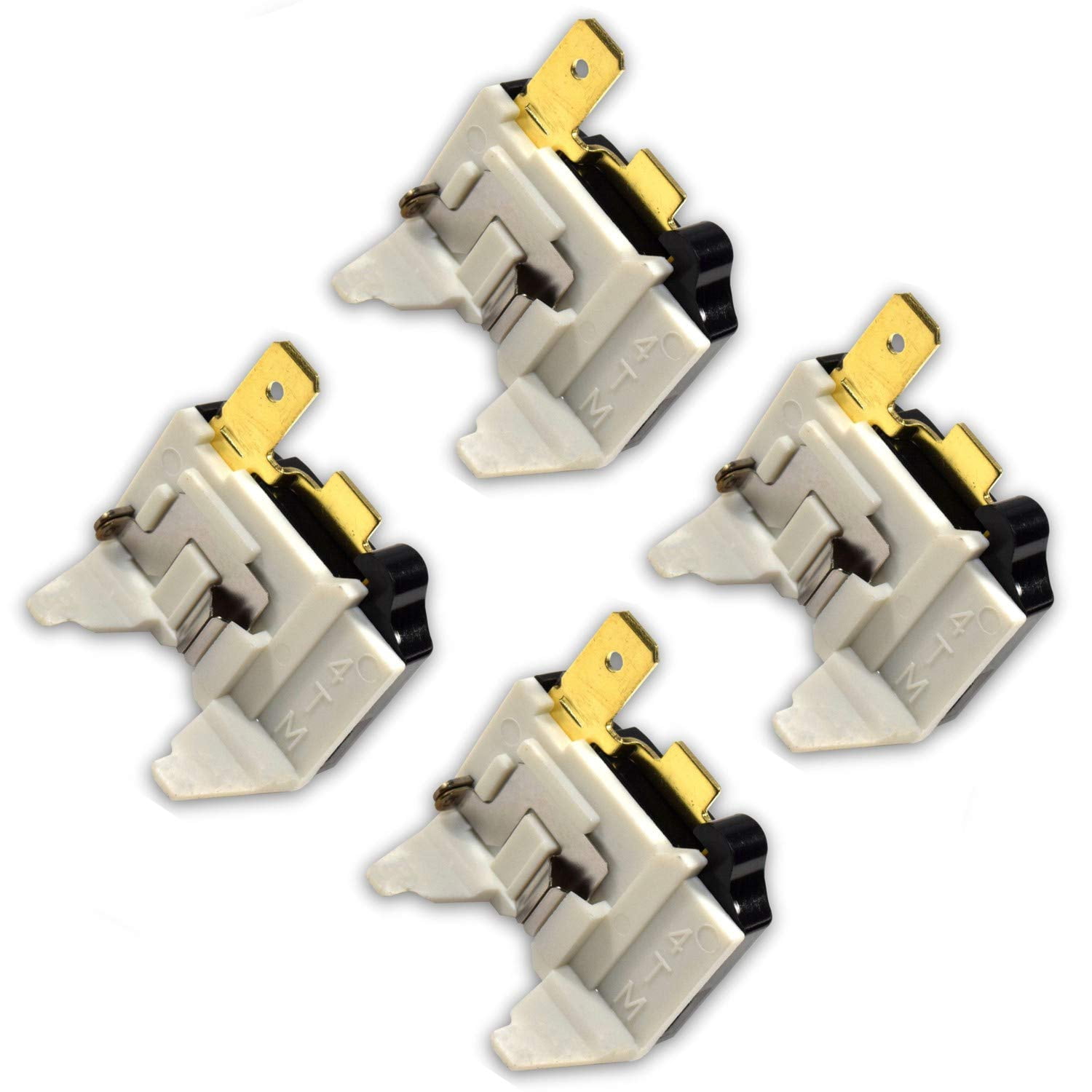 HQRP 4-Pack Refrigerator Overload C Protector Compressor Replacement for Kenmore 9569292901 79568274900 79568279900