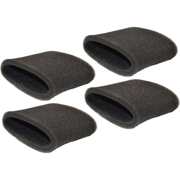 HQRP 4-Pack Small Foam Filter Sleeve Compatible with Shop-Vac 9052600 / 90526 Type CC Replacement