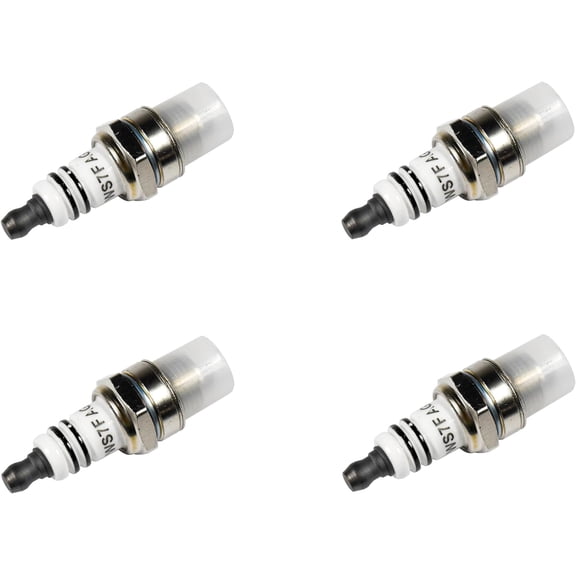 HQRP 4-Piece Spark Plug Compatible with Bosch WS7F, Champion CJ8Y, NGK BPM6A, Stens 131-027, Oregon 77-309-1