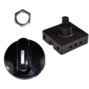 HQRP 4-Position 3-Speed Fan Selector Rotary Switch with Knob 13AMP 120V