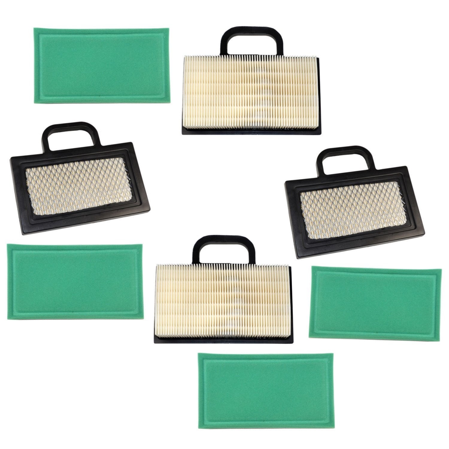 HQRP 4pack Air Filter Cartridge w/ Precleaner for Ariens 21531500