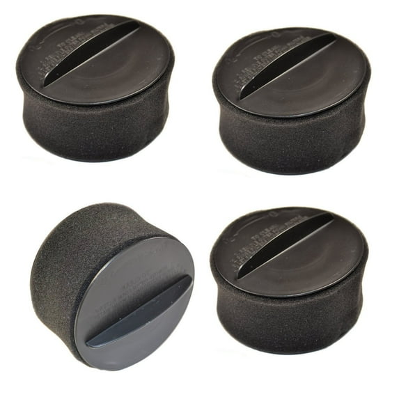 HQRP 4-pack Circular Filter Set for Bissell 18M9X 18M9W Rewind CleanView Pet Upright Vacuum