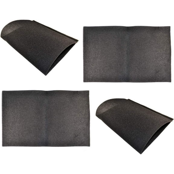 HQRP 4-pack Cut-to-fit Foam Filter for Air Conditioning Unit / Furnace Unit, 24" x 15" x 1/4"