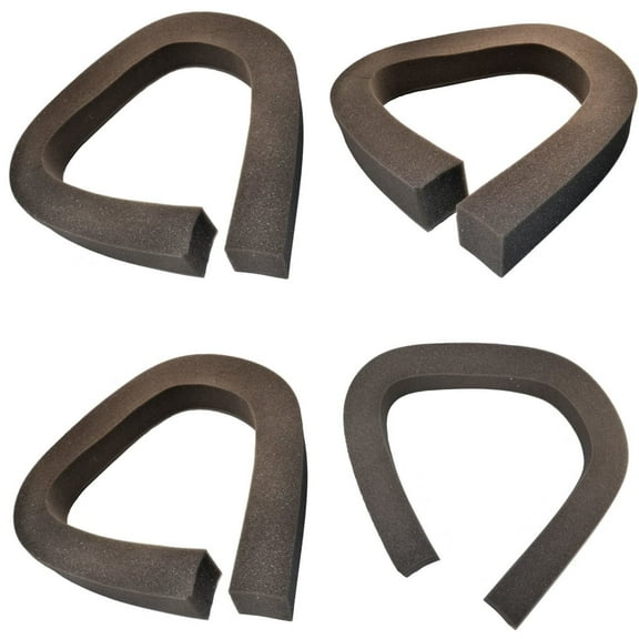 HQRP 4-pack Foam Window Air Conditioner Weatherstrip / Insulating Strip Seal, 2 1/8-Inch x 2 1/8-Inch x 43-Inch