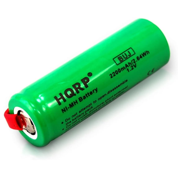 HQRP 49mm x 17mm Battery for Braun 5402 5403 5419 Shaver Repair
