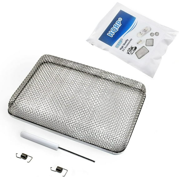HQRP 5.9"x8.5" RV Furnace Water Heater Vent Cover Flying Bug Insect/Rodent Screen, w/ Installation Tool for Camper Travel Trailers Motorhomes
