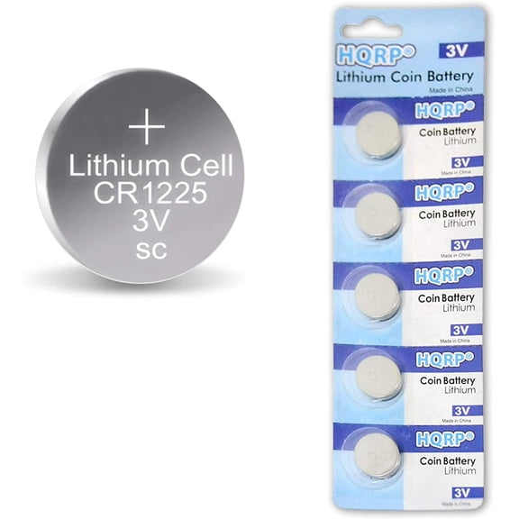 HQRP 5-Pack Coin Lithium Battery for Graco PD135573A Digital Thermometer