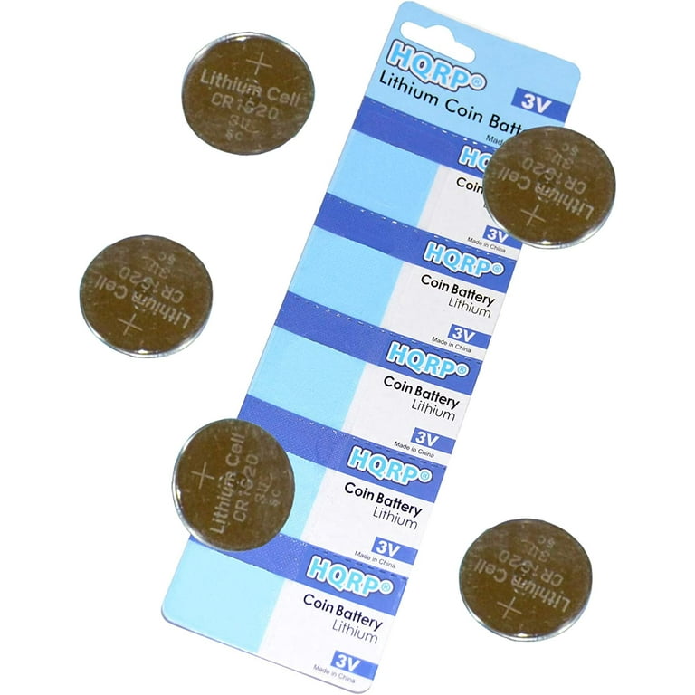 HQRP 5-Pack Coin Lithium Battery for Nike Triax 10 Regular WR0006