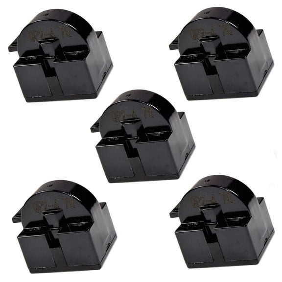 HQRP 5-Pack QP2-4.7 4.7 Ohm 1-Pin PTC Starter / Start Relay Replacement for Sunbeam SBWC033A1S Wine Cooler