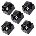 thumbnail image 1 of HQRP 5-Pack QP2-4R7 4.7 Ohm 3-Pin PTC Starter / Start Relay Replacement for Sunbeam SBCR033B1W Compact Refrigerator, 1 of 9