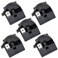 thumbnail image 1 of HQRP 5-Pack QP2-4R7 4.7 Ohm 3-Pin PTC Starter / Start Relay for EdgeStar VBR Series Compressor Relay fits EdgeStar VBR240 VBR440 VBR640, 1 of 9