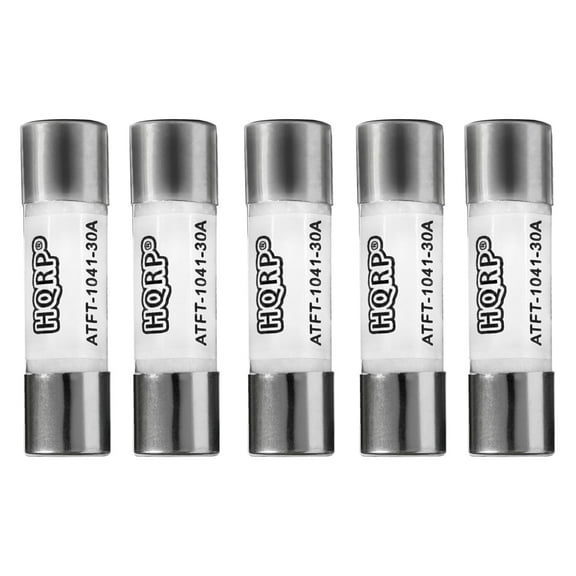 HQRP 5-Pack Spa Hot Tub Slow Blow Fuse, SC-30 Class G Time Delay 30 Amp Fuse 480 V, Replacement for Bussmann SC30, Buss Sc-30, LIttelfuse SLC30, Edison, Gecko, Compatible with Balboa, Spa Builders
