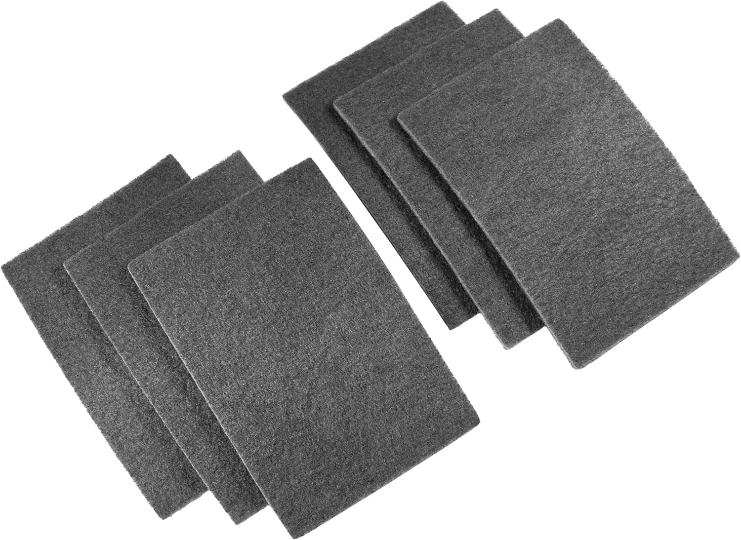 HQRP 6-Pack Activated Carbon Cat Litter Box Filters Compatible with Van Ness Cat Litter Box, Odor Reducing Charcoal Filters