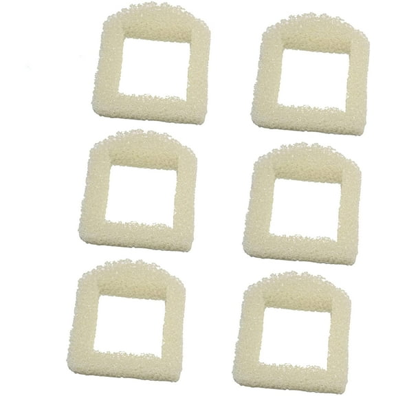 HQRP 6-Pack Foam Pre-Filter for Drinkwell Ceramic Lotus PWW00-13709 / DMLT-CER, Sedona PWW00-15417