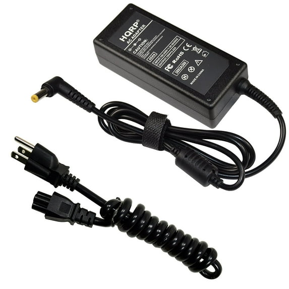 HQRP 65W AC Adapter Charger Power Supply Cord for Acer Aspire M5-481PT-6644 M5-581T-6405 M5-481PT-6488 M5-538P-6428 Laptop
