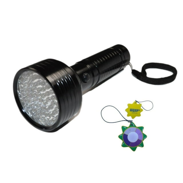 HQRP 68 LEDs UV Flashlight Blacklight 395nm for Scorpions Hunting