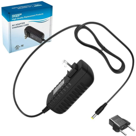 HQRP 6V AC Adapter for Ozeri cardiotech bp3t upper arm blood pressure monitor ue08wcp-060100-spa power supply cord adaptor