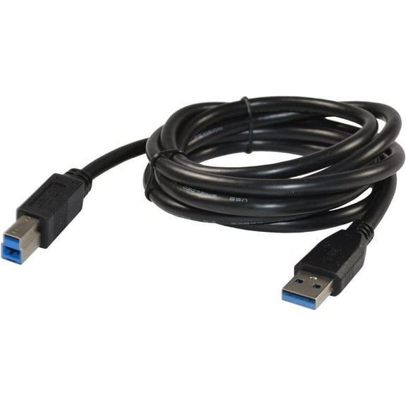 HQRP 6ft USB 3.0 Type A-Male to B-Male (M/M) Cable Compatible with Targus Universal USB3.0 Docking Station
