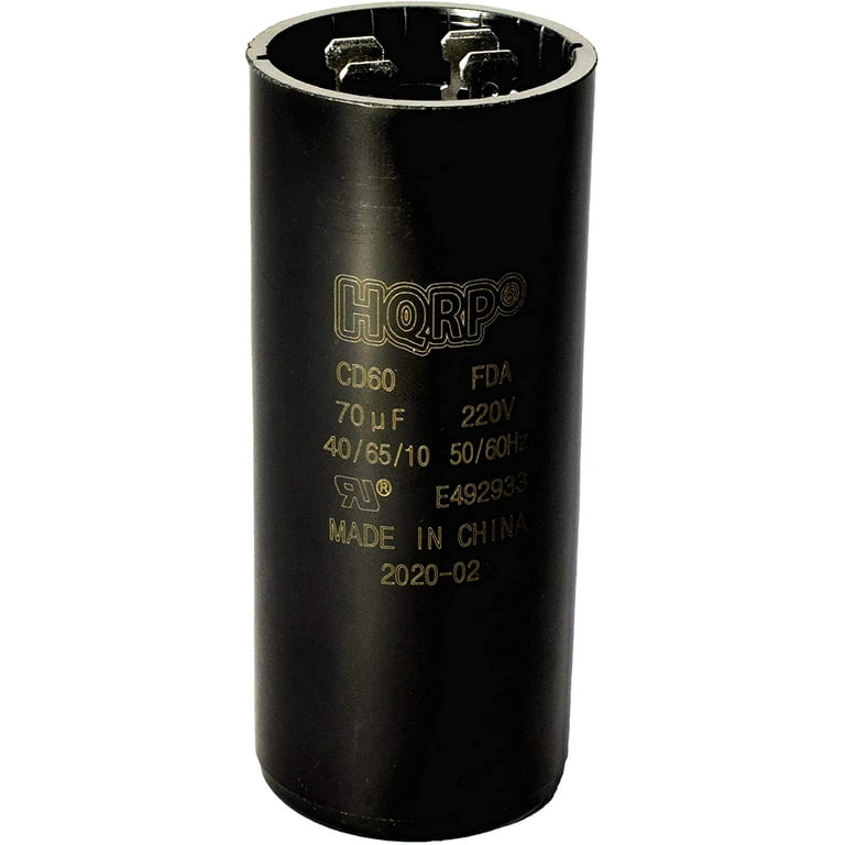 HQRP 70uF 220V Motor Start Capacitor for Genie 1/2HP Garage