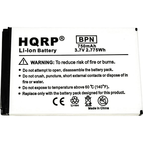HQRP 750mAh Replacement Battery for Creative Zen Micro DAA-BA0005 MP3 Player, Li-Ion, Extra High Capacity