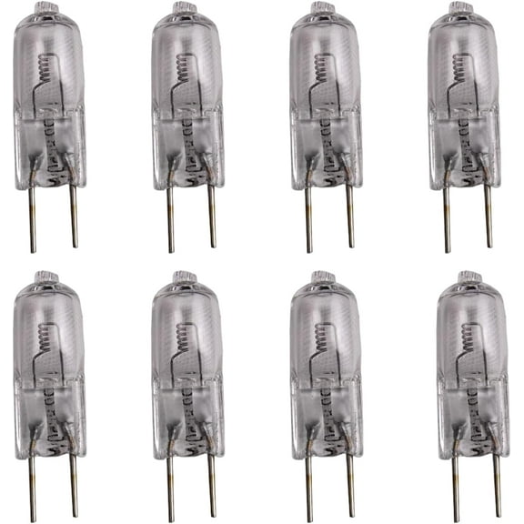 HQRP 8-Pack 22.8V 50W Halogen Bulb G6.35 Bipin Base Lamp Replacement for Hanaulux 018566, SIROLUX-F, Dr. Mach 67100201 fits Dr.Mach 380F, 380DF, 400F, 400DF, 500F,500DF, 700F, 700DF