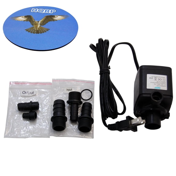 HQRP 800L/h 215 GPH 13W Aquarium Fish Tank Fountain Hydroponic Submersible Water Pump for Fresh Water and Salt Water