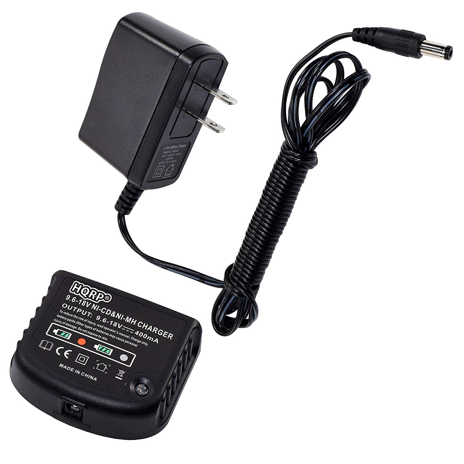 Does the Black and Decker replacement 9.6V - 18V charger work? 