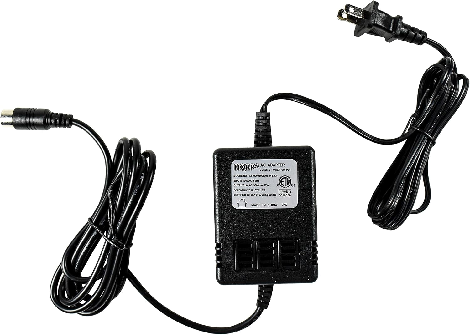 HQRP 9V AC Adapter Cable for Digitech RP14D RP2000, RP5-RP12, DIN
