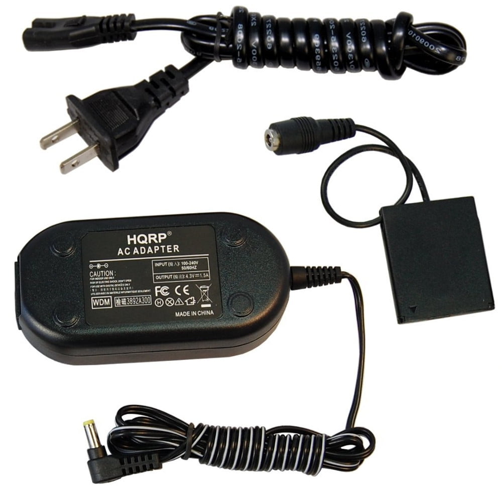 HQRP AC Adapter for Canon ACKDC90 NB11L fits PowerShot SX420 IS, ELPH
