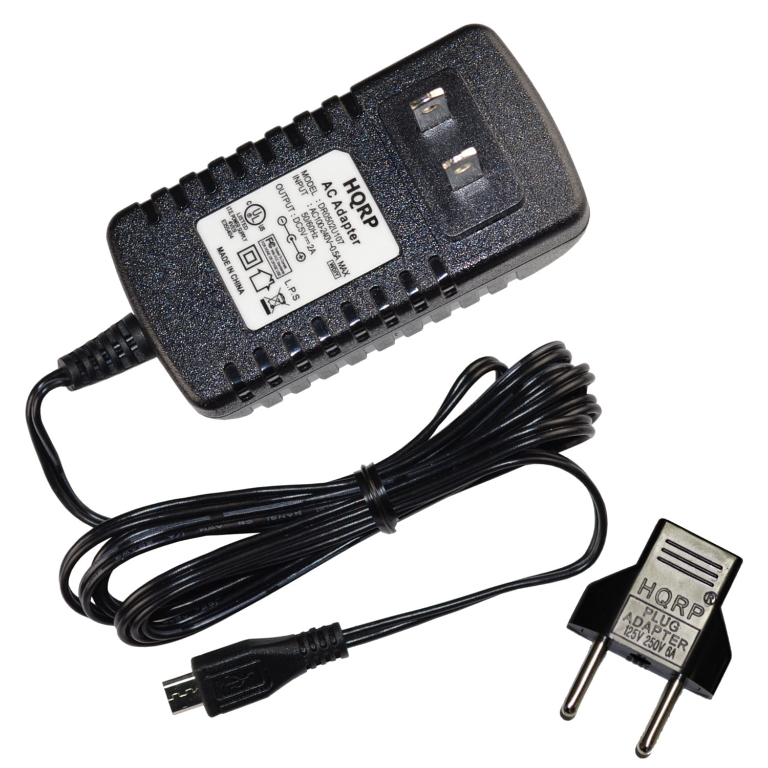 HQRP AC Adapter for Emergency Radio Kaito KA101 / KA350GY / KA500 / KA500IP / KA500RED / KA550 / Voyager Pro KA600 / KA700 / TK-669G NOAA Radio [UL Listed]