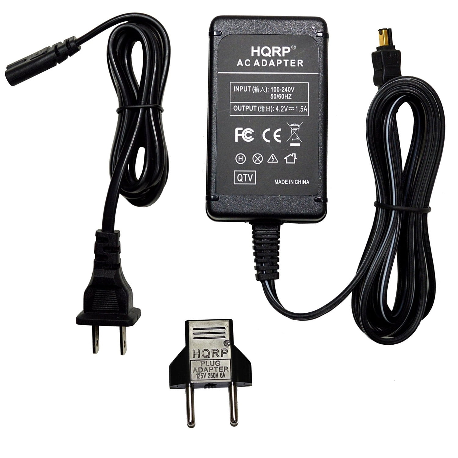 HQRP AC Adapter / Power Supply compatible with SONY AC-LS5K