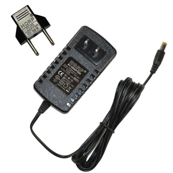 HQRP AC Adapter / Power Supply for Casio CT-625 / CT625 / CT-638 / CT638 Keyboards Replacement