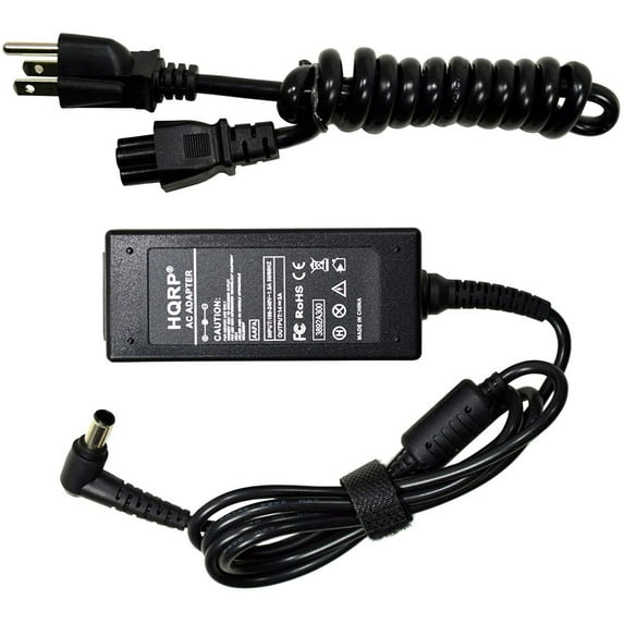 HQRP AC Adapter for Samsung SyncMaster 170mp 173B 192mp BX2331 S20A350B S22A100N S22A300B S23A350H S24A350H S27A350H FX2490HD TFT LCD Monitor Power Supply Cord Adaptor Sync-Master