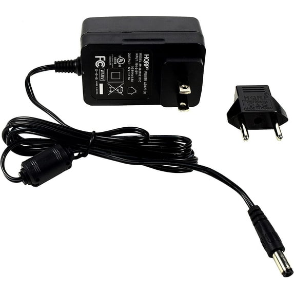 HQRP AC Adapter charger for Black & Decker VEC154 TYPE 1, VEC164 TYPE 1, VEC182 TYPE 1, VEC184POB TYPE 1, VEC189 TYPE 1, VEC012C TYPE 1, VEC012POB TYPE 1