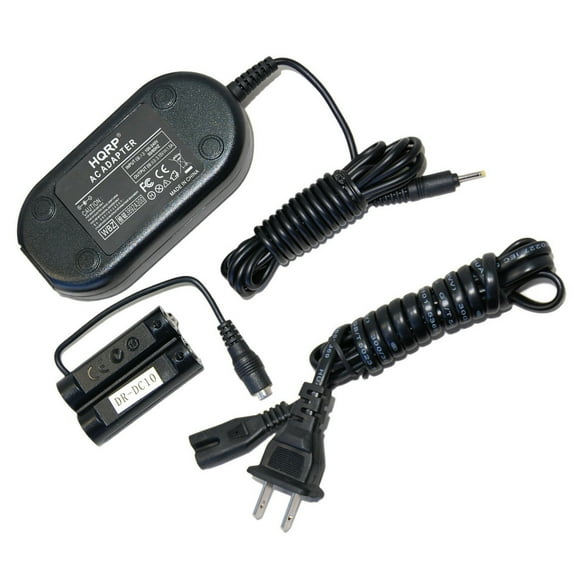 HQRP AC Adapter for Canon PowerShot A1300, A1400, SX150 IS, SX160 IS, A800, A810 Digital Camera, Power Supply Cord + Euro Plug Adapter