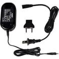 thumbnail image 1 of HQRP AC Power Adapter / Charger for Canon CA-590 / CA590, FS100, FS11, FS10, VIXIA HF R10 Black / Red / Silver Camcorder plus Euro Plug Adapter, 1 of 7
