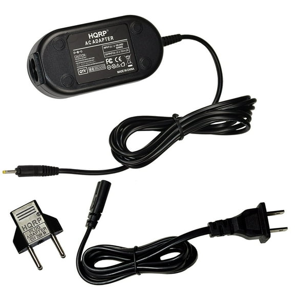 HQRP AC Power Adapter for Canon PowerShot SX110 IS, SX 110, SX110IS, SX100 IS, SX 100, SX100IS Digital Photo Camera + HQRP Euro Plug Adapter