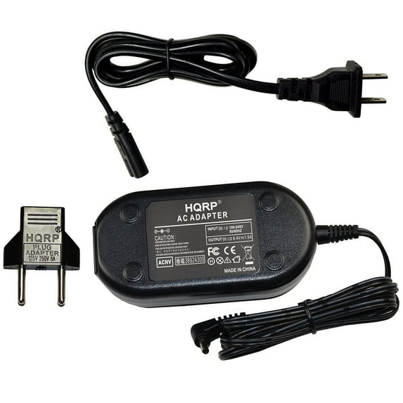 HQRP AC Power Adapter for Samsung SC-L610 / SCL610 Camcorder