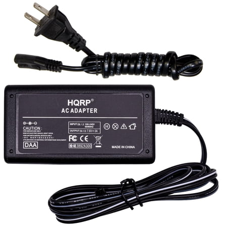 HQRP AC Power Adapter for Sony CLM-V55 Clip-on LCD Monitor CLMV55 / CLMV55BDL1 / DSLR Cameras + HQRP Euro Plug Adapter