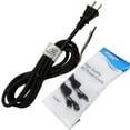 thumbnail image 1 of HQRP AC Power Cord for Makita 6300LR 6301LR 6302H 6302 6303 6013BR 6303H 6304LR DA3010F HP2051F HP2070F HR2420 Electric Drill Mains Cable Repair, 1 of 7
