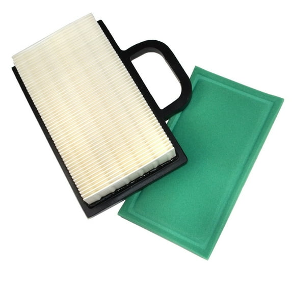 HQRP Air Filter Kit (Cartridge w/ Pre-cleaner) for John Deere L120, L118, L111, 125, 135, 145, 155C, 190C Lawn Tractor, GY20575 GY21056 Replacement