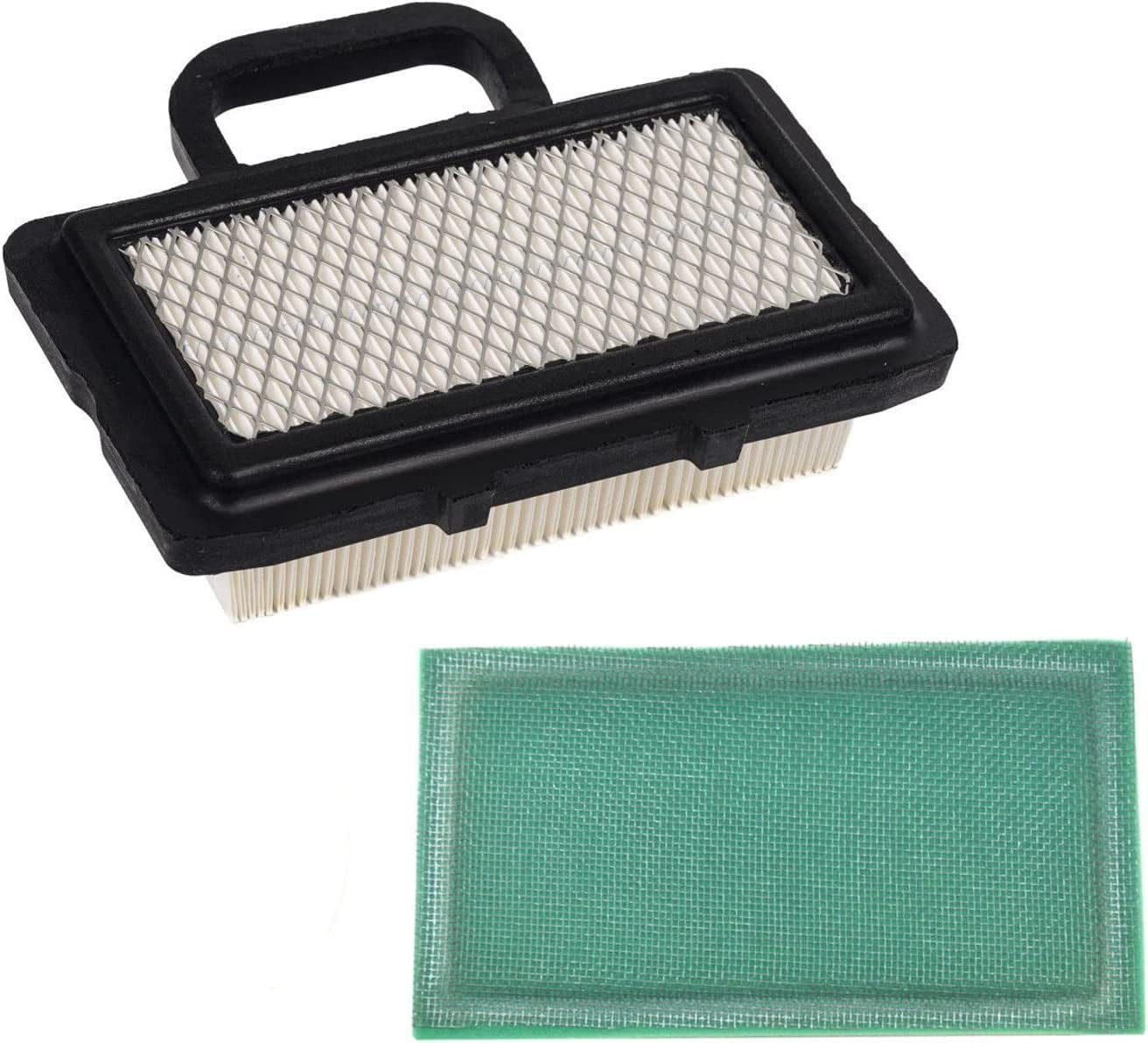 HQRP Air Filter Kit for John Deere 125 135 145 LA135 LA120 LA130 LA135 LA140 LA145 LA150 LA155