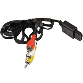HQRP Audio Video AV Cable Cord for Nintendo Super NES TV Video Game Console Multi Out Connector RCA
