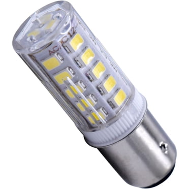 HQRP BAY15d 33-SMD 2835 LED Bulb – Cool White, 12-24V DC For Boat/Marine