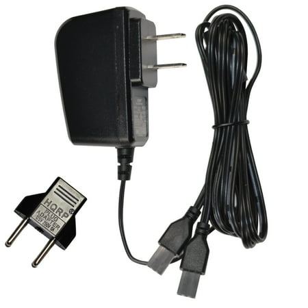 HQRP Battery Charger / AC Adapter for Petsafe Wireless Training Collar PDT00-15102, RFA-545 + HQRP Euro Plug Adapter