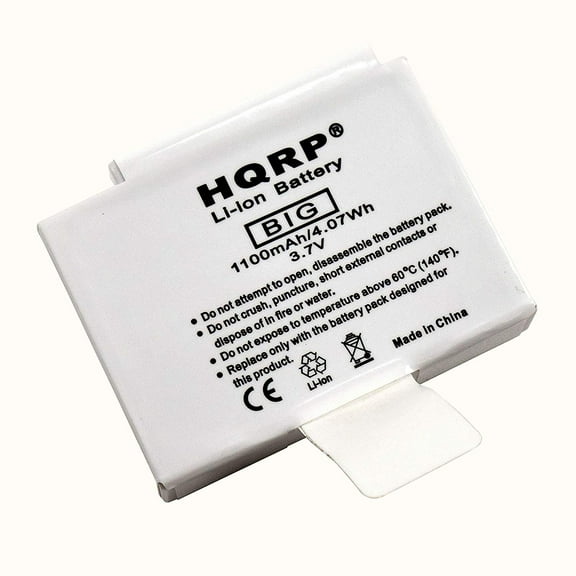 HQRP Battery Compatible with Flip Video UltraHD 4GB 8GB, FVU2120B, U3120, Flip 4GB, Cisco ABT2W Ultra-HD Camcorder U32120B U32120W